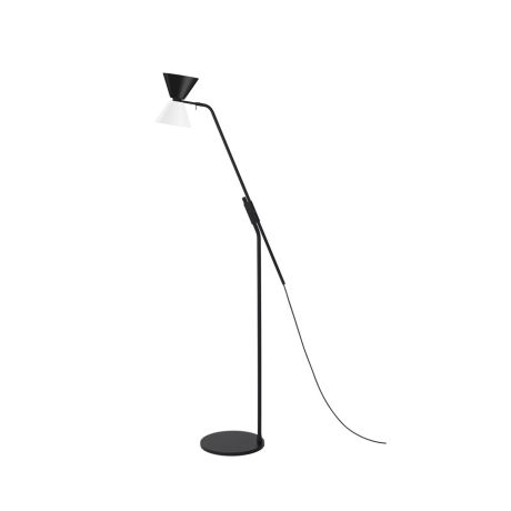 Alphabeta Floor Lamp, Black / White