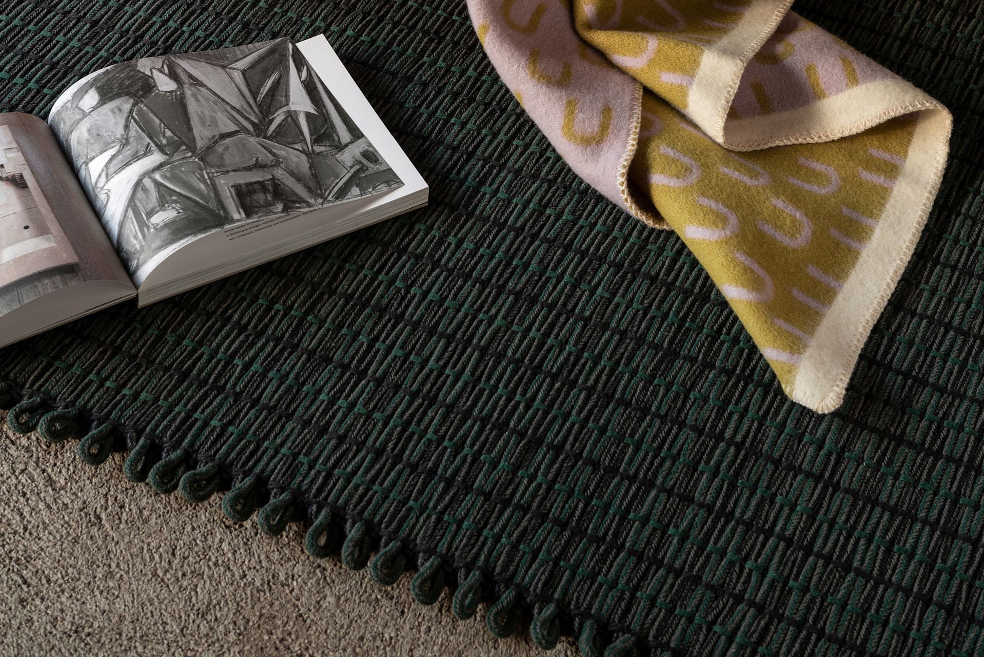 Rope Rug Large, Seaweed — Hem
