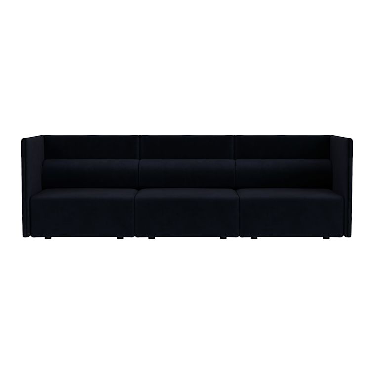 Palo Block 3-seater Sofa Medium Back, Velluto Coex VL30 (UK), Art. no. 31947 (image 2)