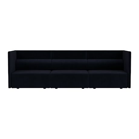 Palo Block 3-seater Sofa Medium Back, Velluto Coex VL30 (UK)