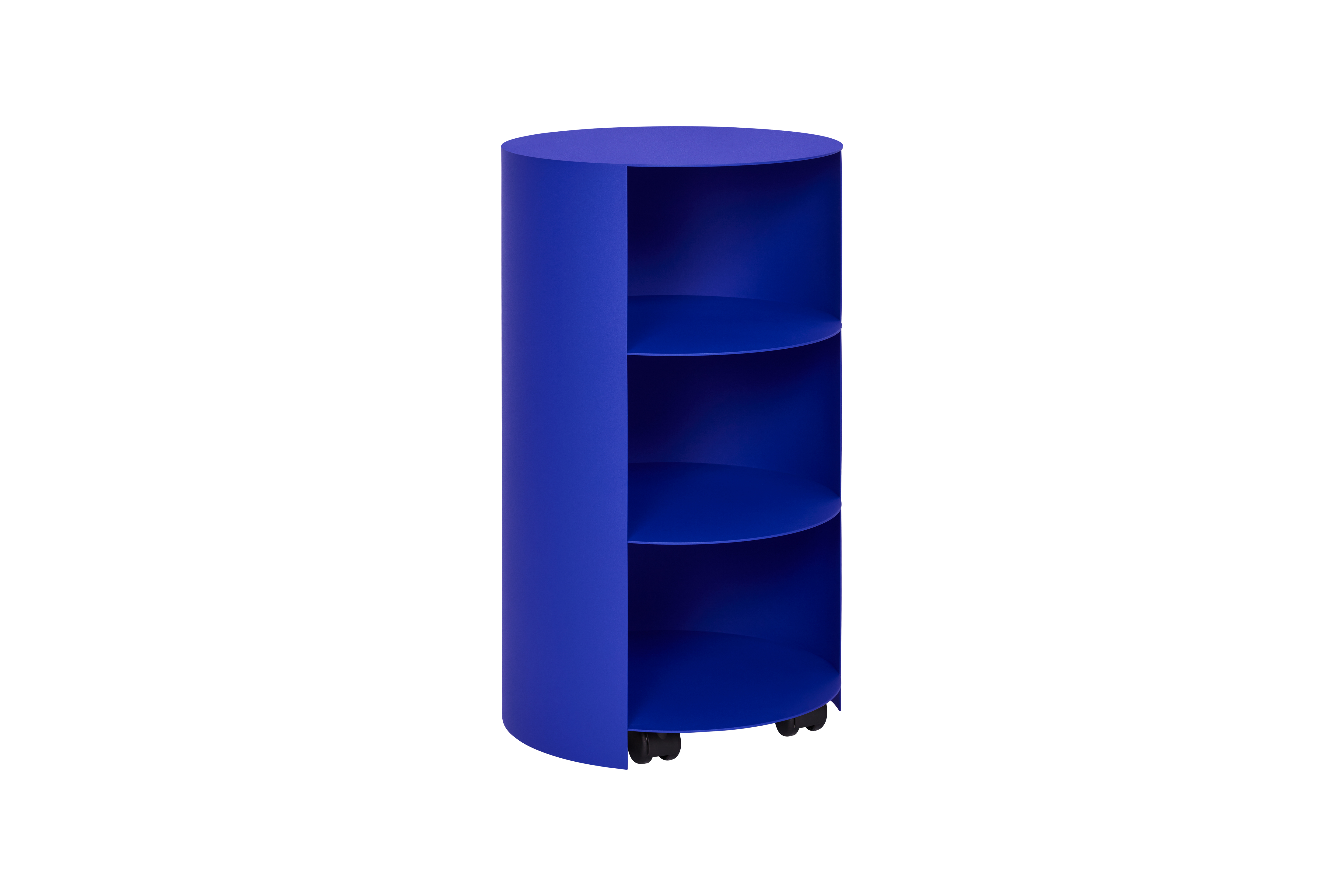 Hide Pedestal, Ultramarine Blue Textured, Art. no. 30753 (image 1)