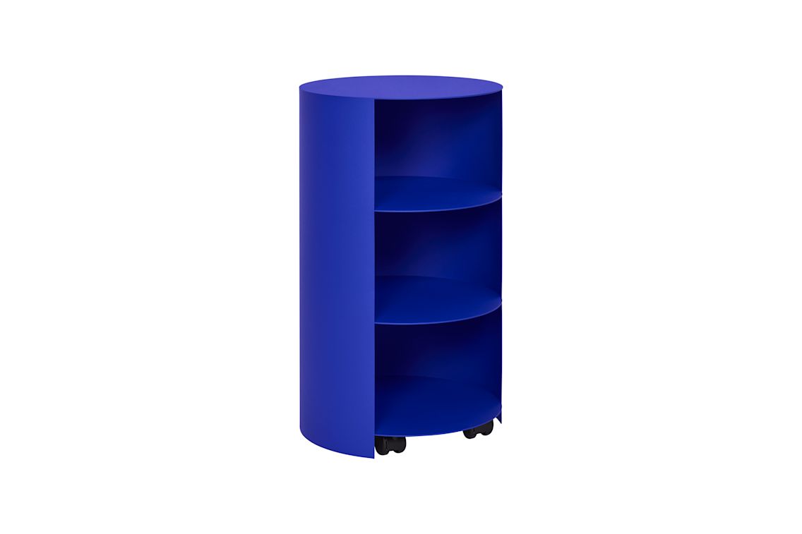 Hide Pedestal, Ultramarine Blue Textured, Art. no. 30753 (image 1)