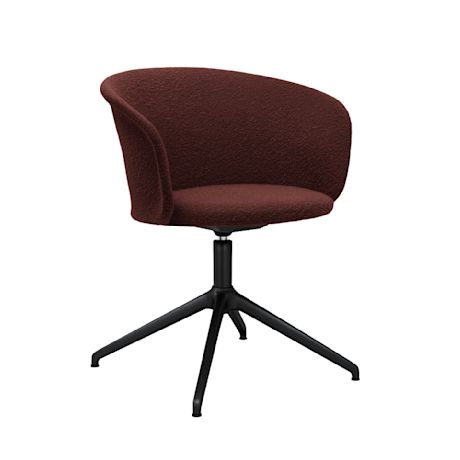 Kendo Swivel Chair 4-star Return, Conker / Black (UK)