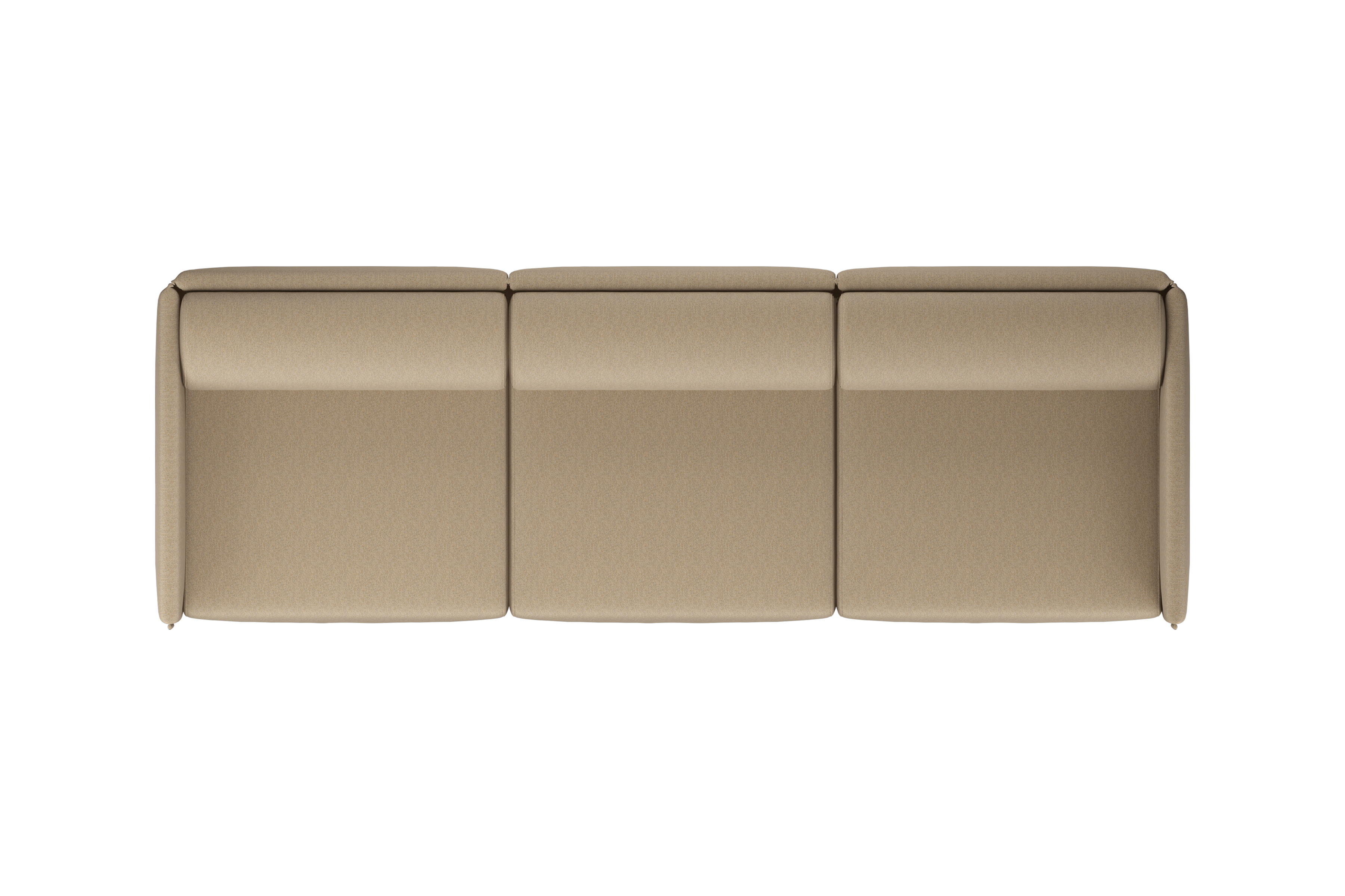 Palo Block 3-seater Sofa Low Back, Beige (UK), Art. no. 20753 (image 3)