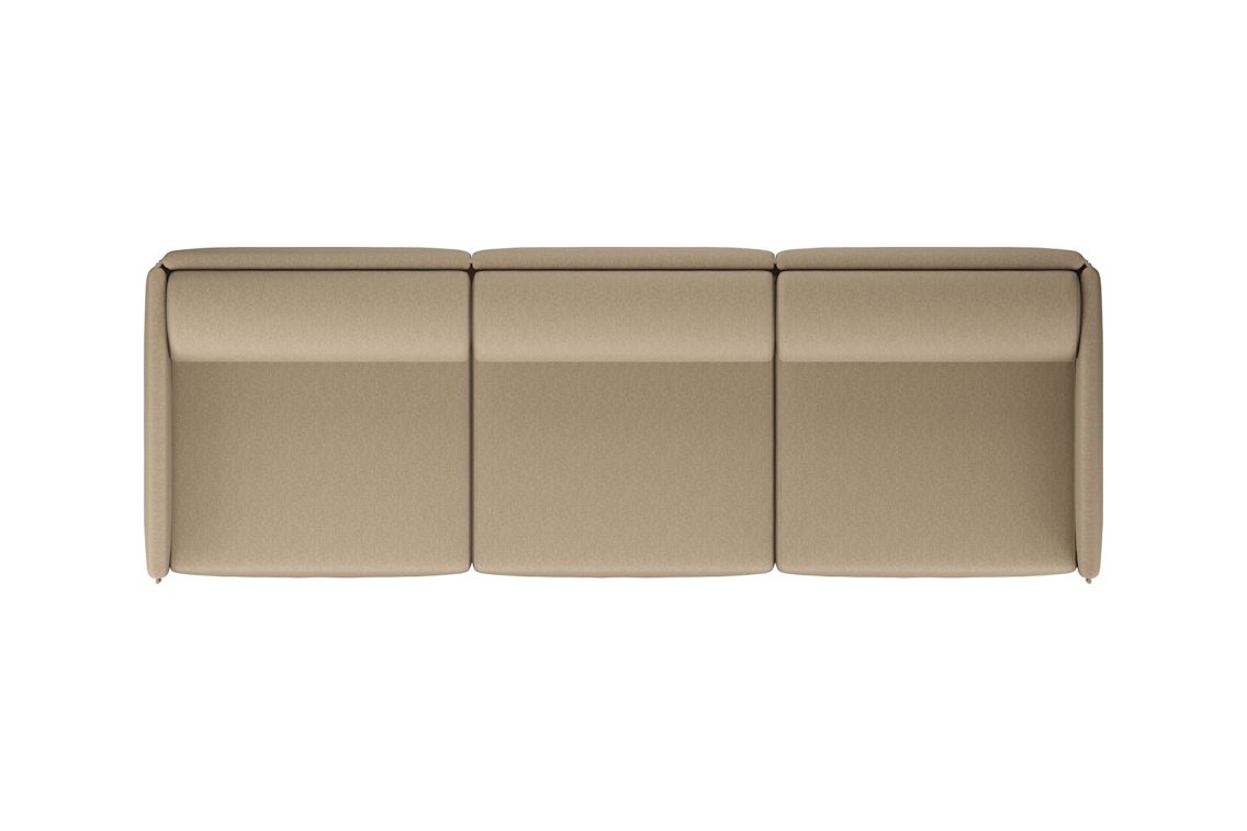 Palo Block 3-seater Sofa Low Back, Beige, Art. no. 31406 (image 3)