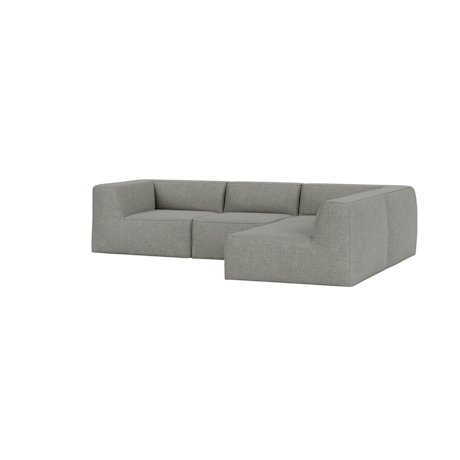 Great 3-seater Sofa Narrow Corner Right, Safire 0012 (UK)