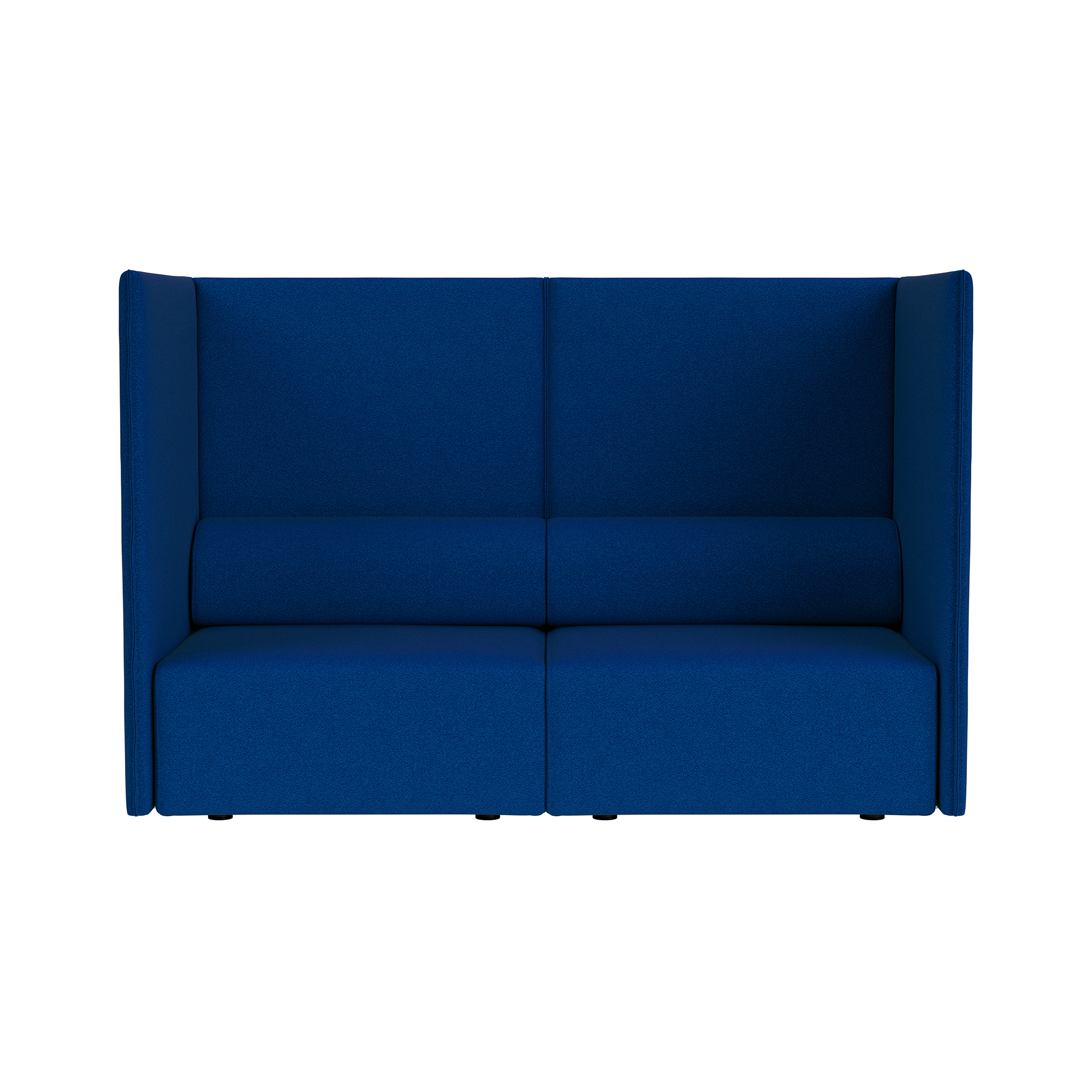 Palo Block 2-seater Sofa High Back, Sera Cobalt