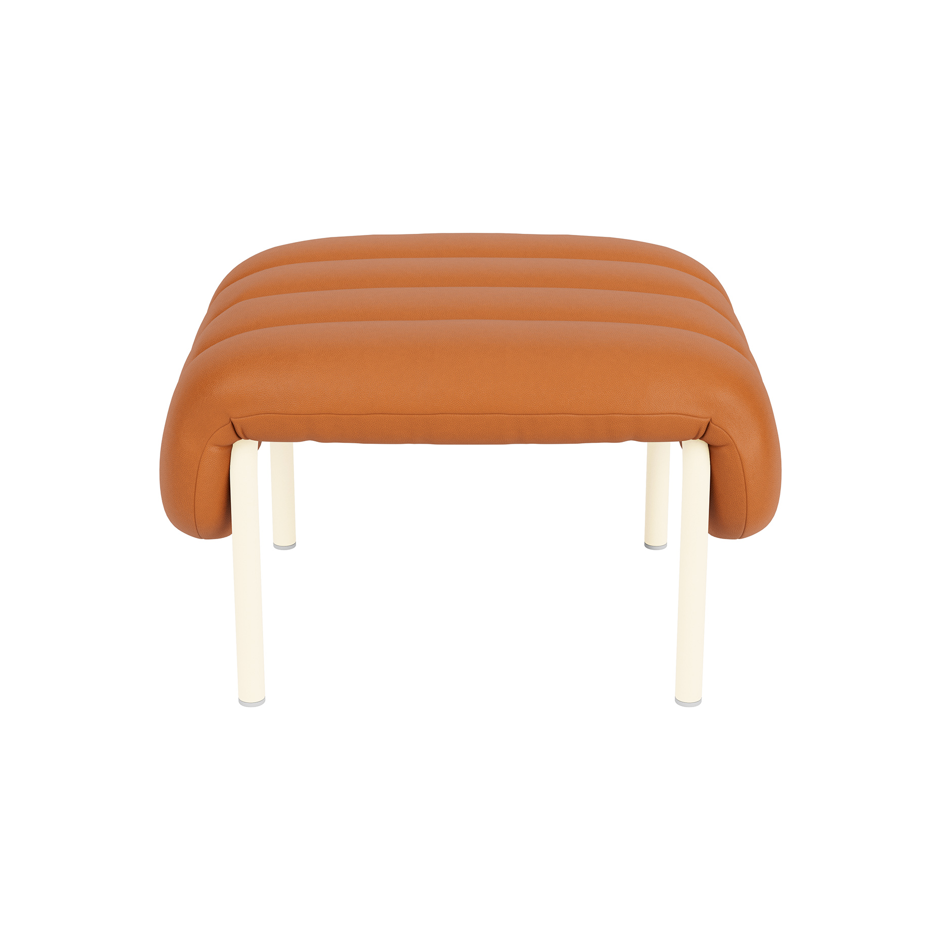 Puffy Ottoman, Elmosoft Leather 54035 / Cream, Art. no. 90142 (image 2)