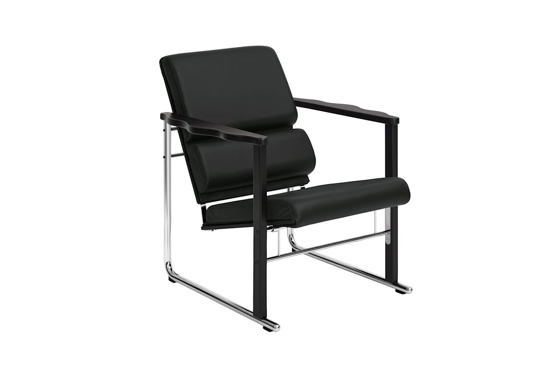 Experiment Lounge Chair, 502 / Black / Black Leather, Art. no. 30943 (image 1)