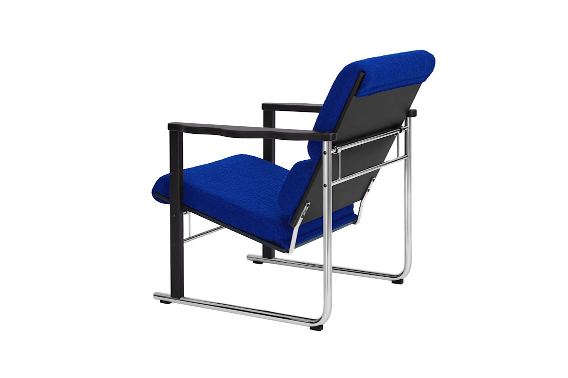 Experiment Lounge Chair, 502 / Black / Ultramarine, Art. no. 30944 (image 4)