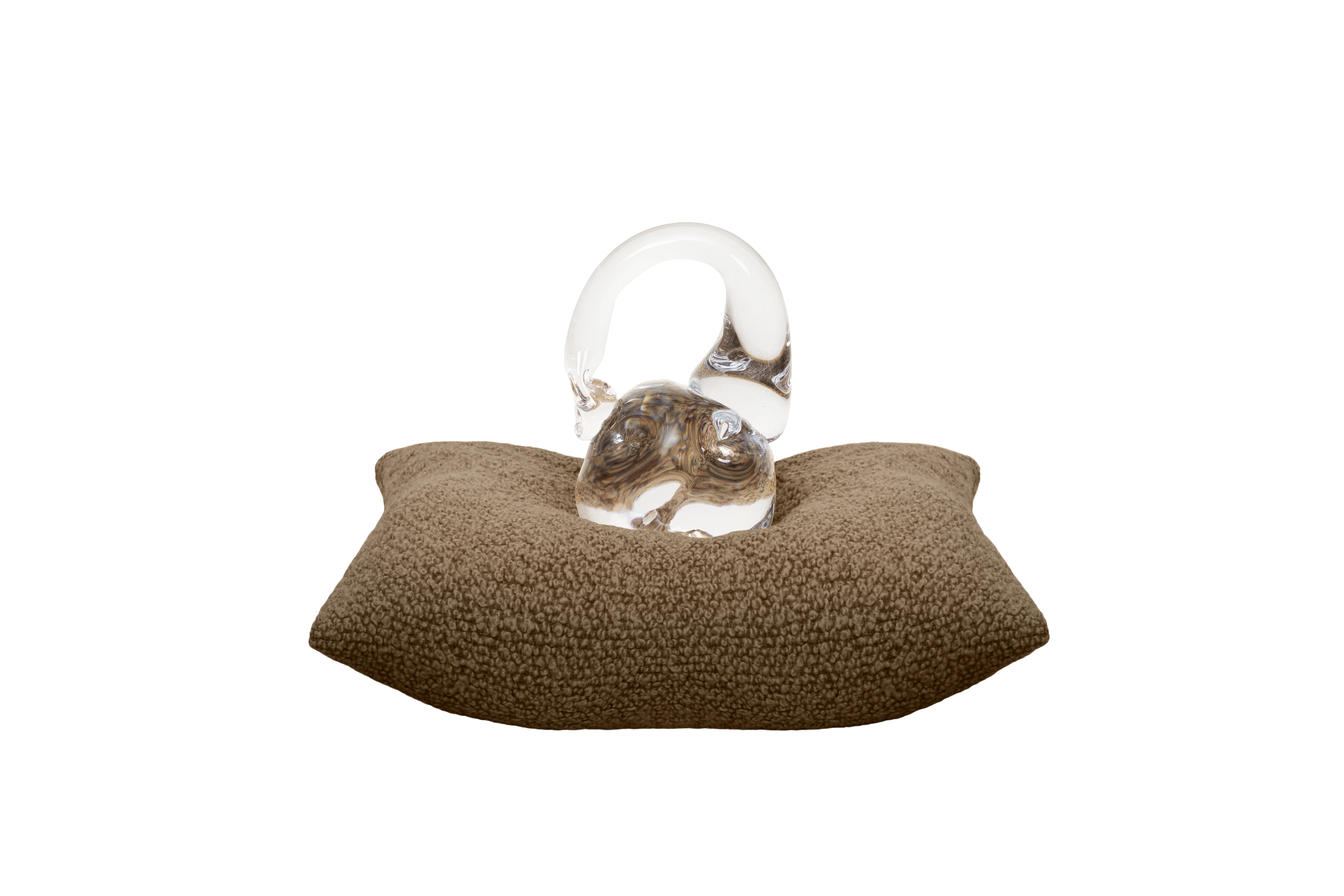 Chunky Bouclé Cushion Medium, Sawdust, Art. no. 30763 (image 3)