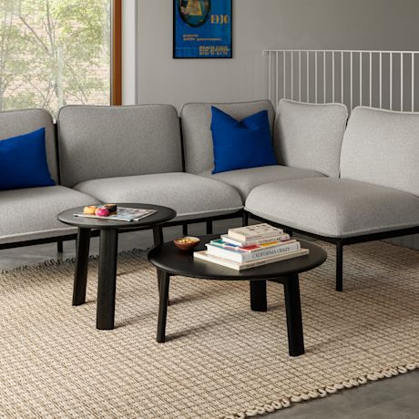 Alle Coffee Coffee Table Small, Black Oak