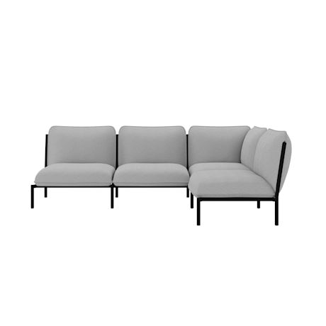 Kumo Corner Sofa Right, Porcelain (UK)