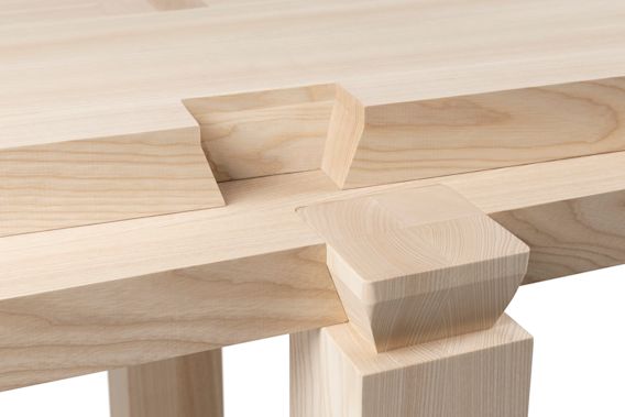 Bench 250 Max Table + Benches 250 cm / 98.4 in, Ash — Hem