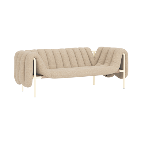 Puffy 2.5-seater Sofa, Storr 1501 / Cream