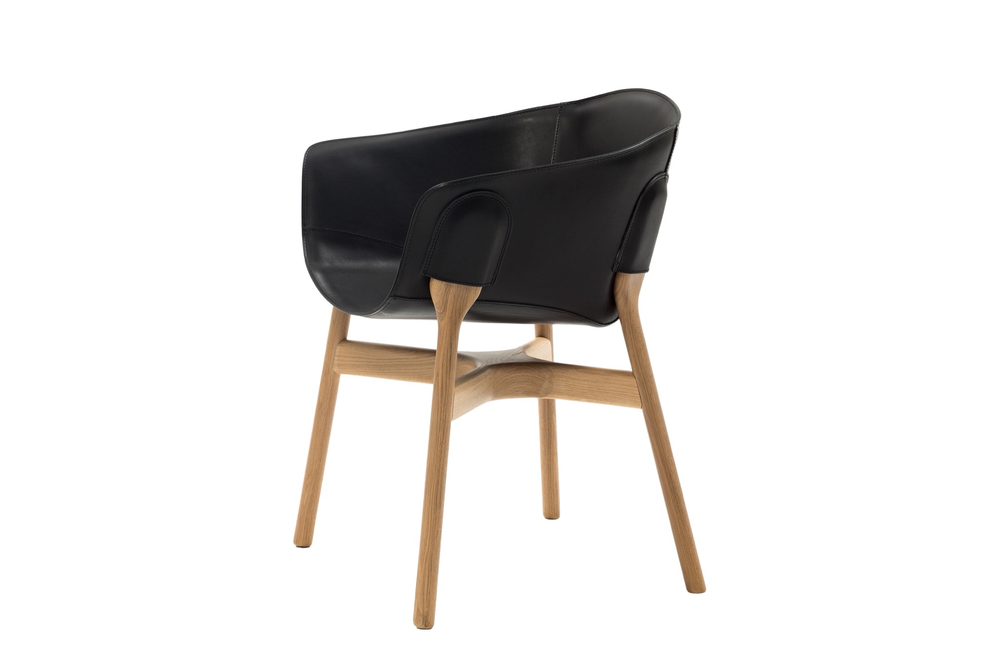 Pocket Armchair, Black / Natural, Art. no. 13102 (image 2)