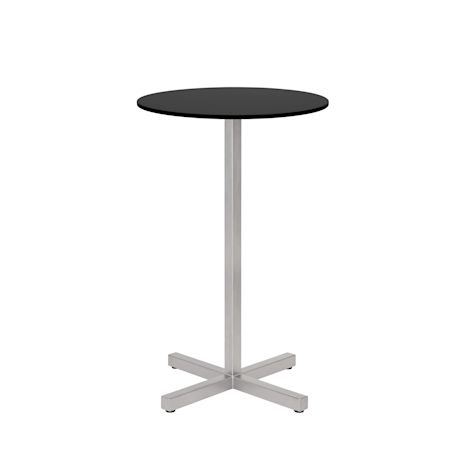 Chop Counter Table Round, Laminate / Stainless