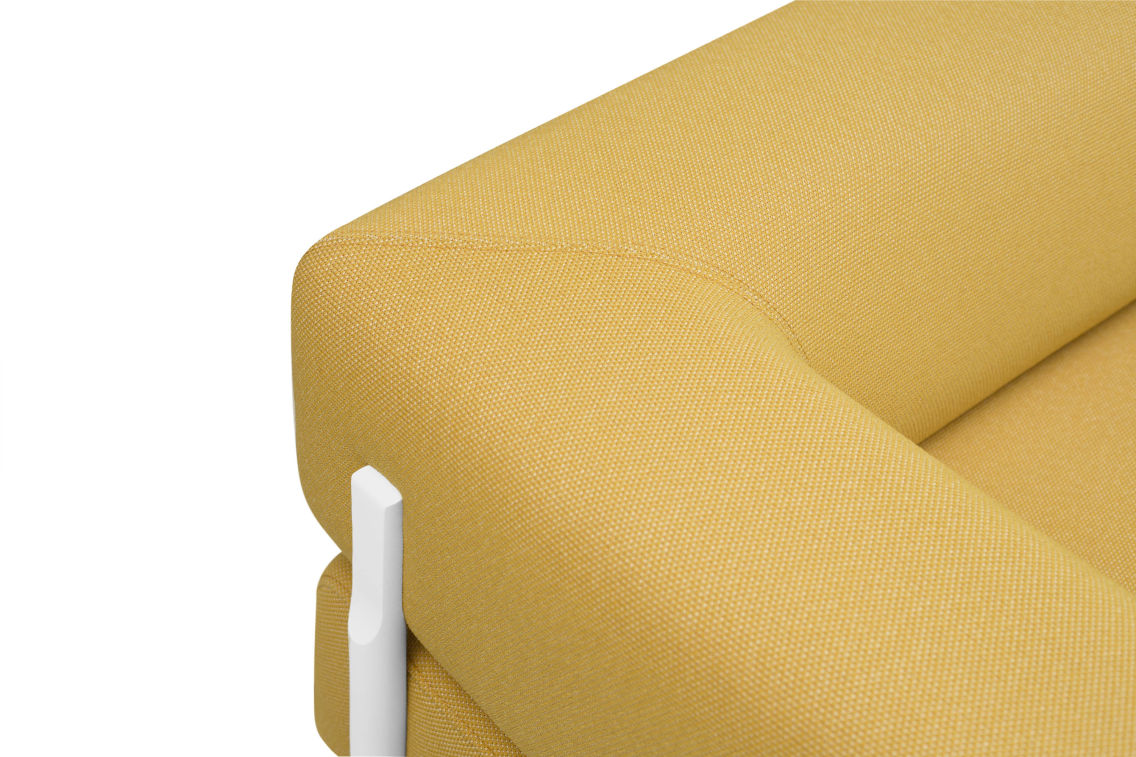 Palo 2-seater Sofa with Armrests, Yellow, Art. no. 20109 (image 5)