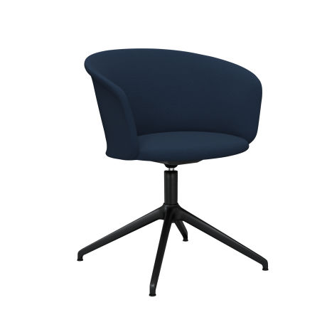 Kendo Swivel Chair 4-star Return, Dark Blue / Black