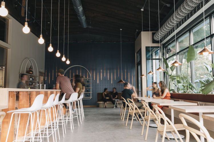 A special project that features Hem items— the first brick and mortar location of Freeland Spirits, one of the few women-led distilleries in history.