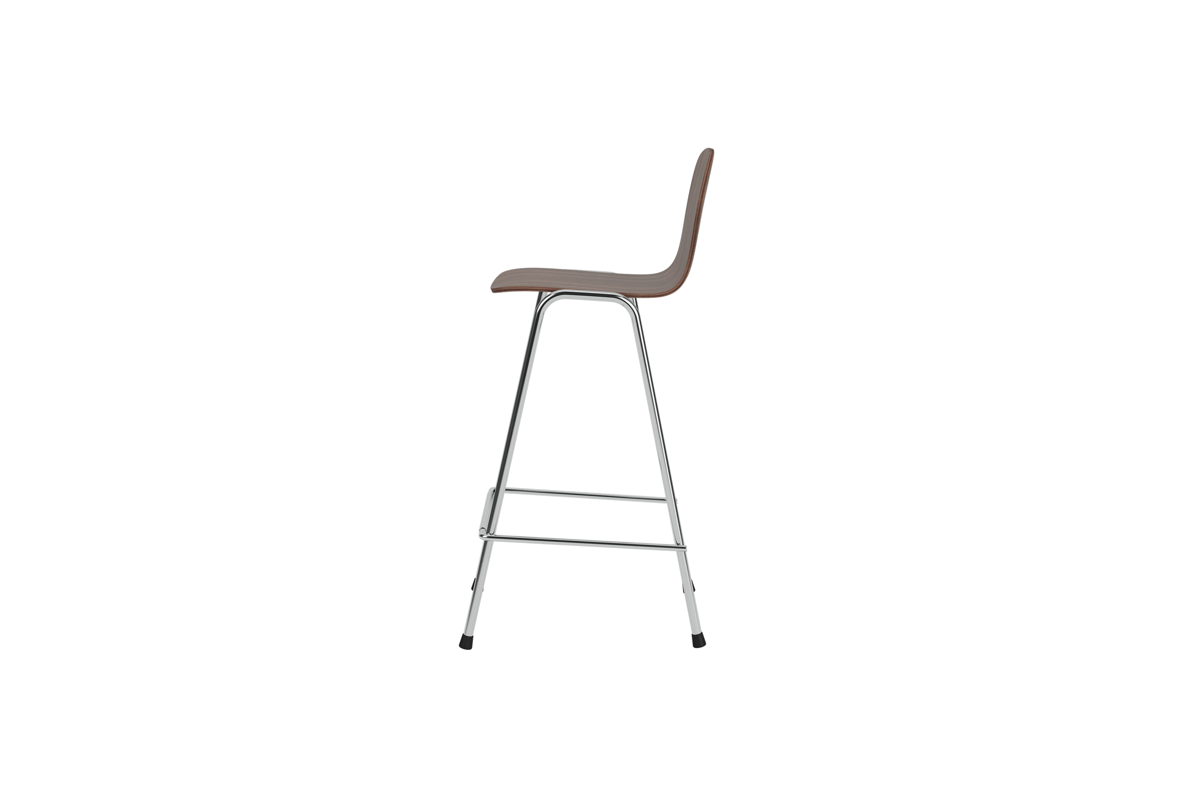 Touchwood Counter Chair, Walnut / Chrome, Art. no. 31639 (image 3)