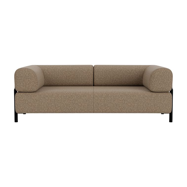Palo 2-seater Sofa with Armrests, Storr 3405/Black, Art. no. 90750 (image 2)