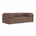 2-seater Sofa Low Back with Armrests