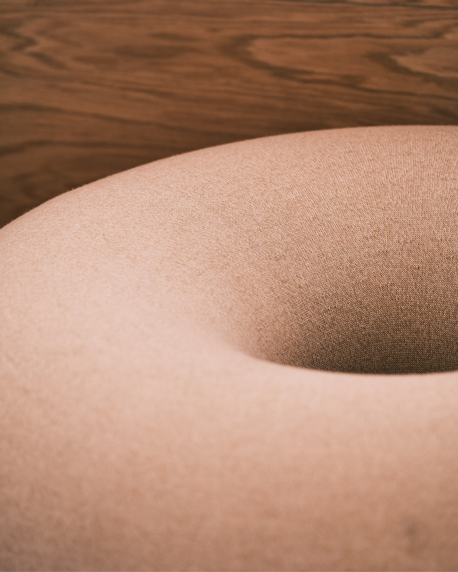 Close up of our [Boa Pouf, Oatmeal](/furniture/couches-and-poufs/boa/30495)
