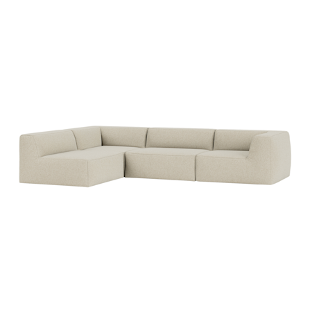 Great 3-seater Sofa Corner Left, Safire 0014