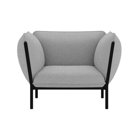 Kumo Single-seater with Armrests, Porcelain