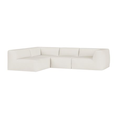 Great 3-seater Sofa Narrow Corner Left, Cifrado 0111