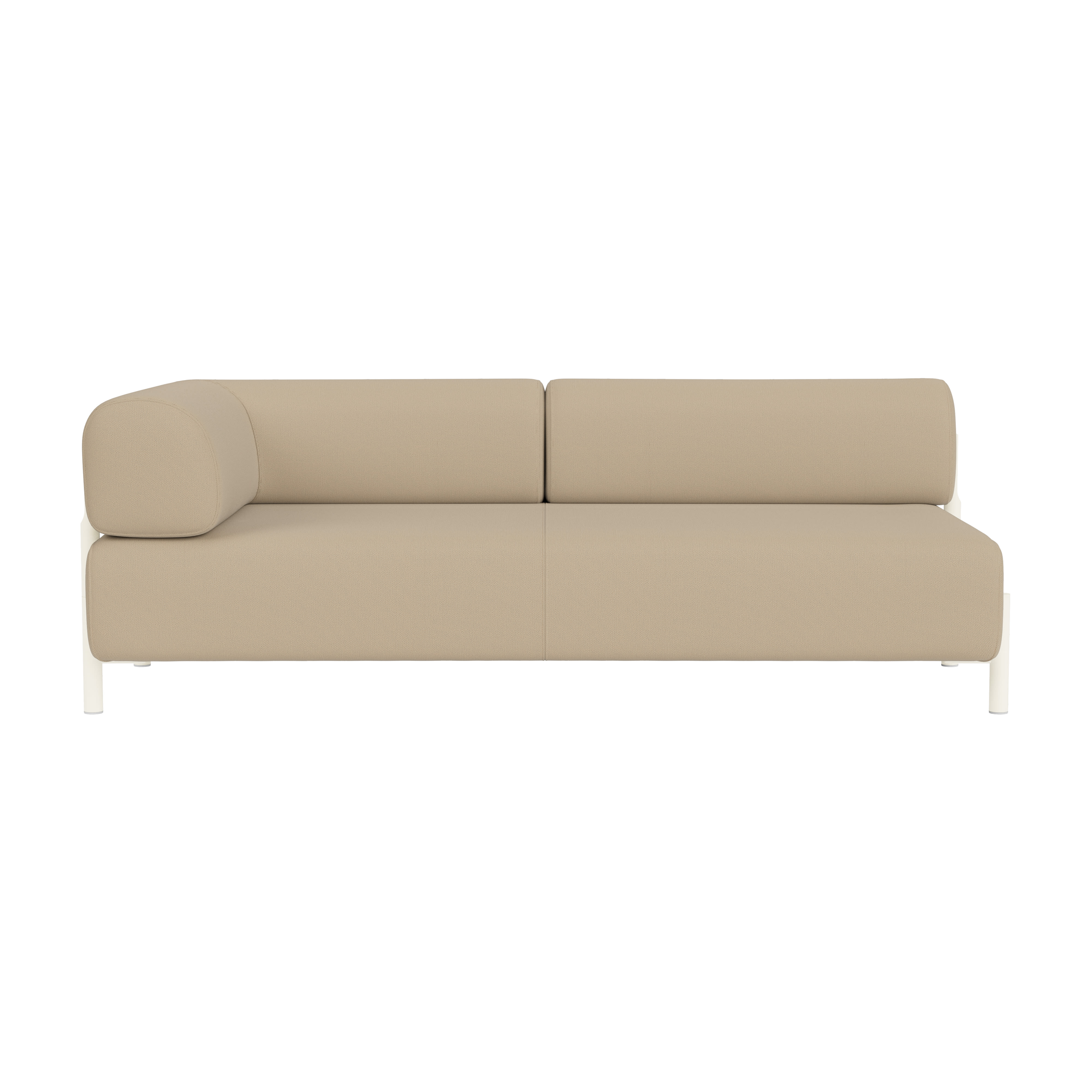 2-seater Sofa Chaise Left, Autumn 221/White (UK)