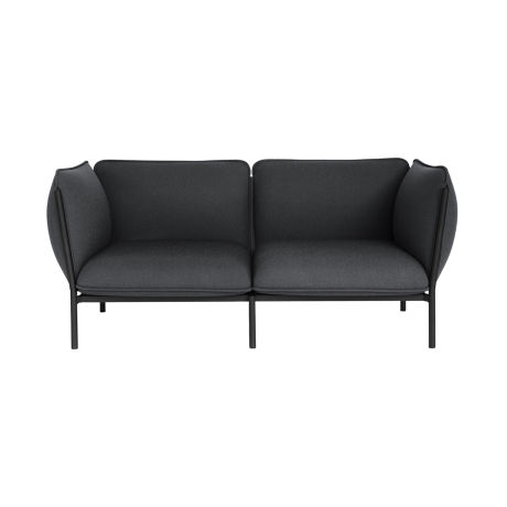 Kumo 2-seater Sofa with Armrests, Graphite