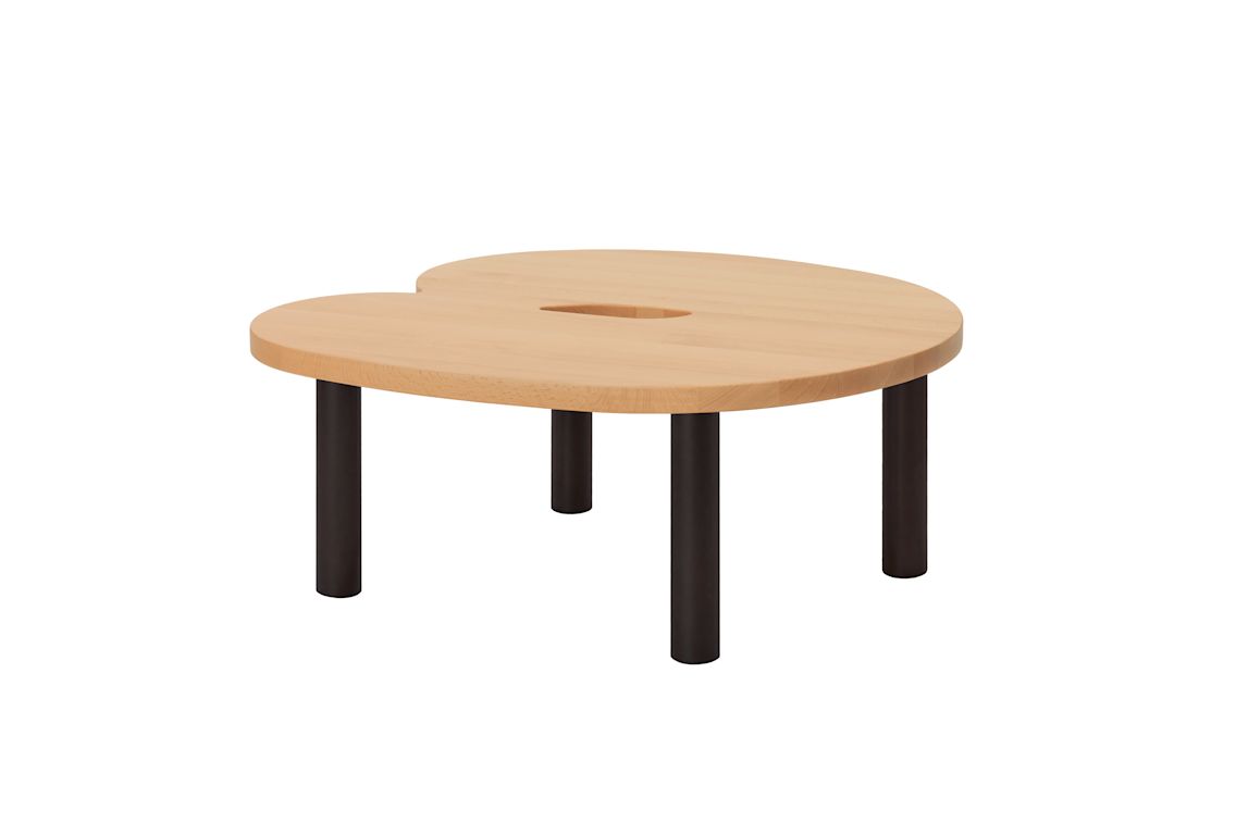 Worm Coffee Table Round, Beech/Brown, Art. no. 31379 (image 1)