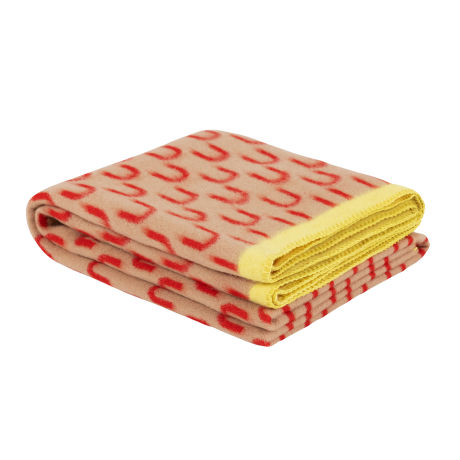 Arch Throw, Red / Beige / Yellow