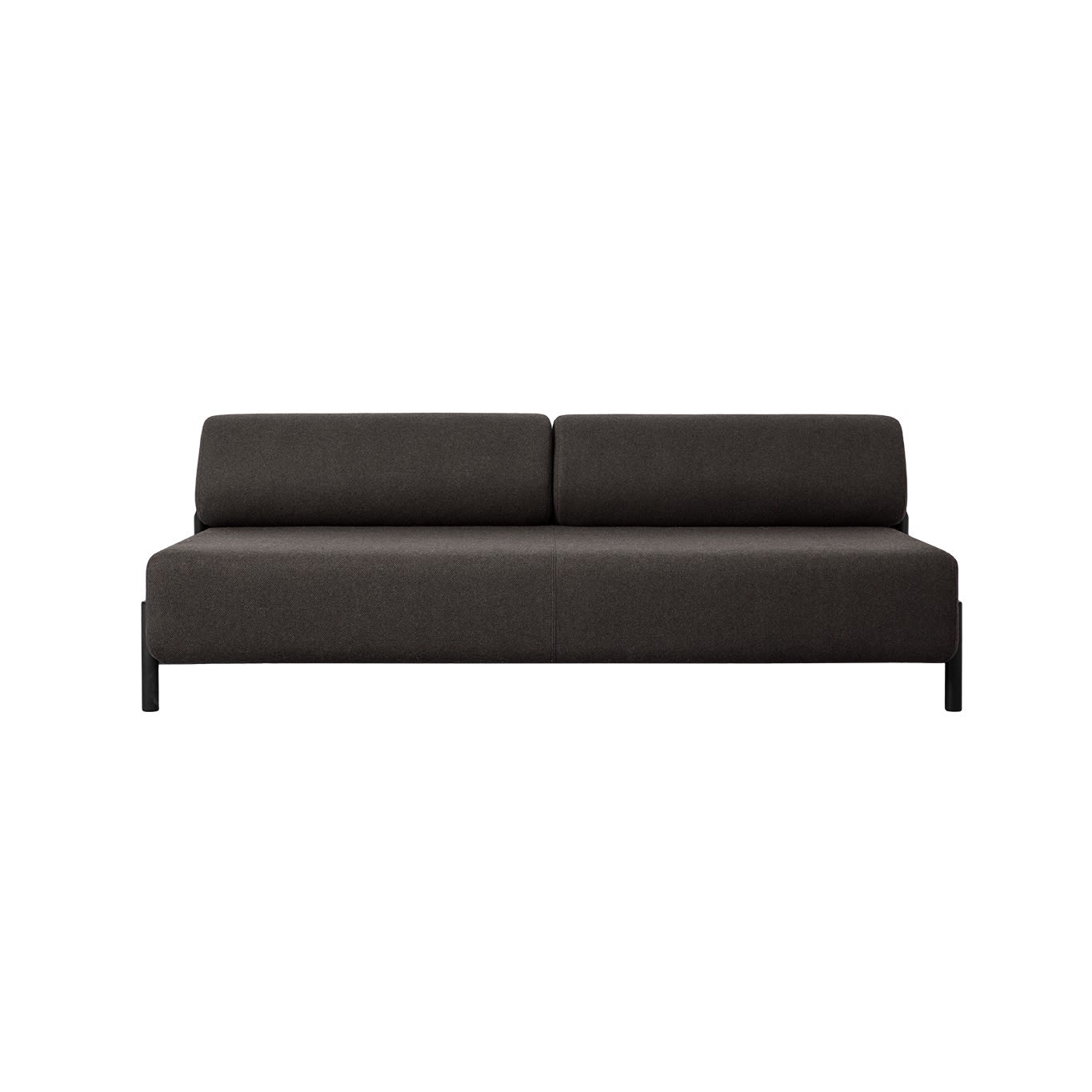 2-seater Sofa, Brown-Black