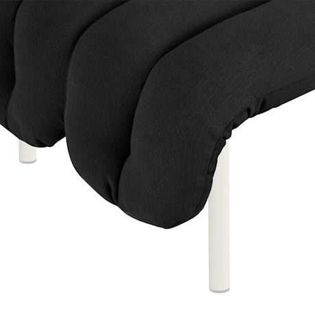 Puffy Ottoman, Anthracite / Cream (UK)