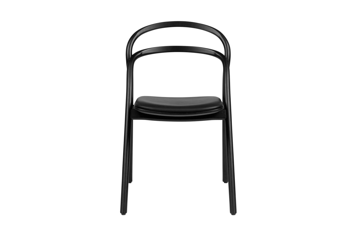 Udon Chair, Black / Black Leather, Art. no. 30176 (image 2)