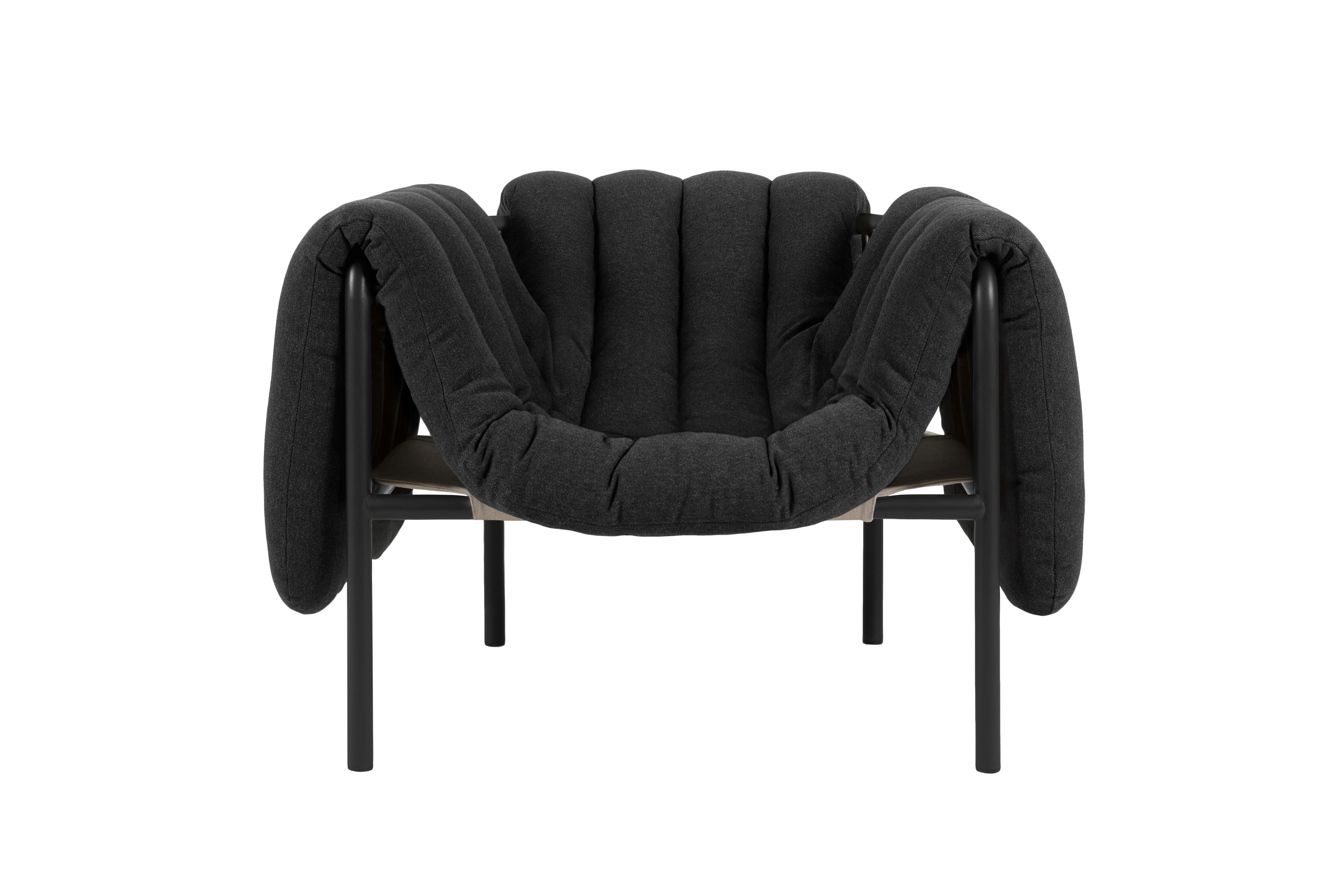 Grey and black discount chair