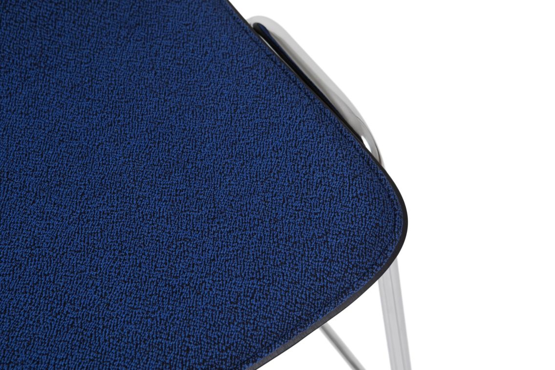 Touchwood Bar Chair, Cobalt / Chrome, Art. no. 20163 (image 6)