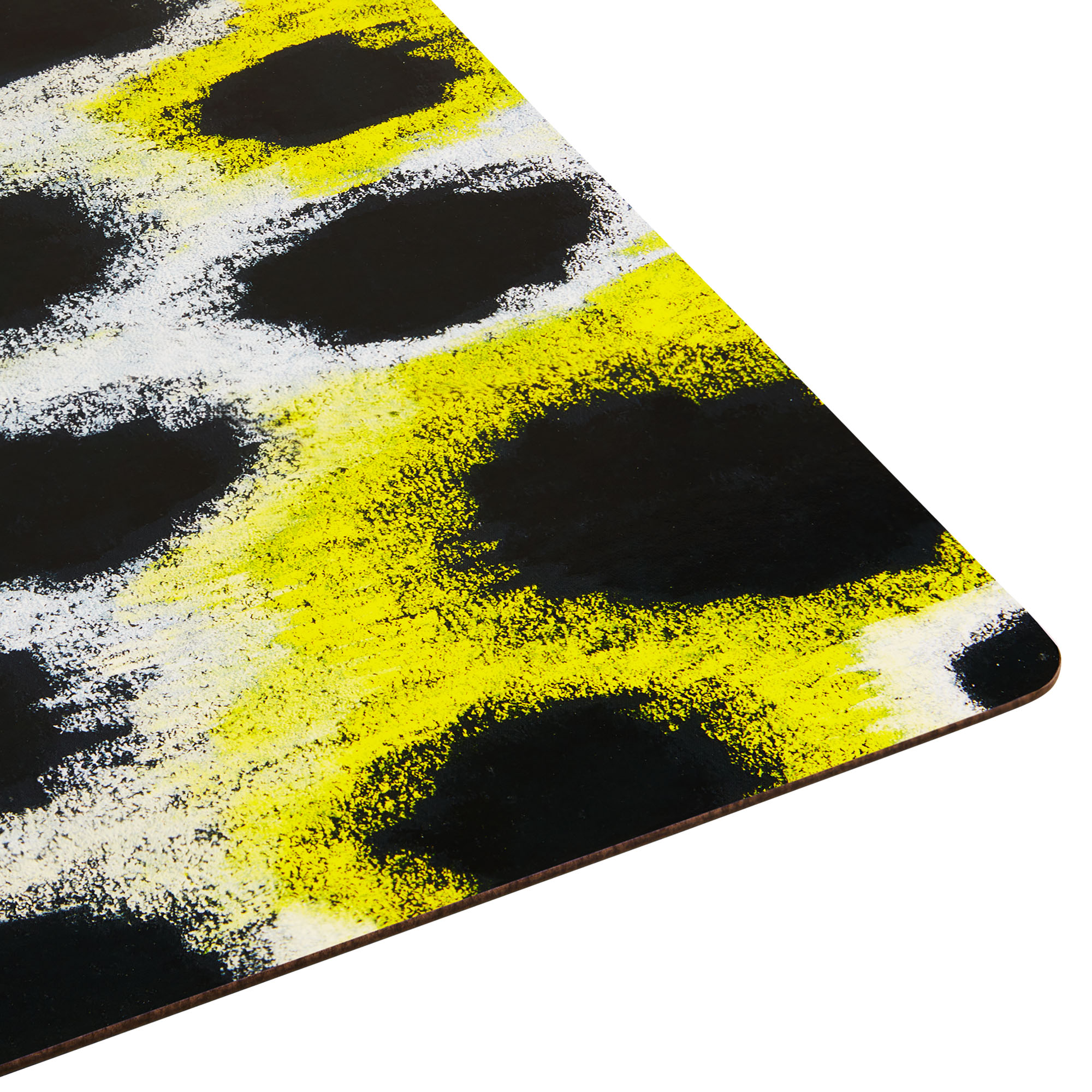 Monster Placemat (Set of 2), White / Yellow / Black