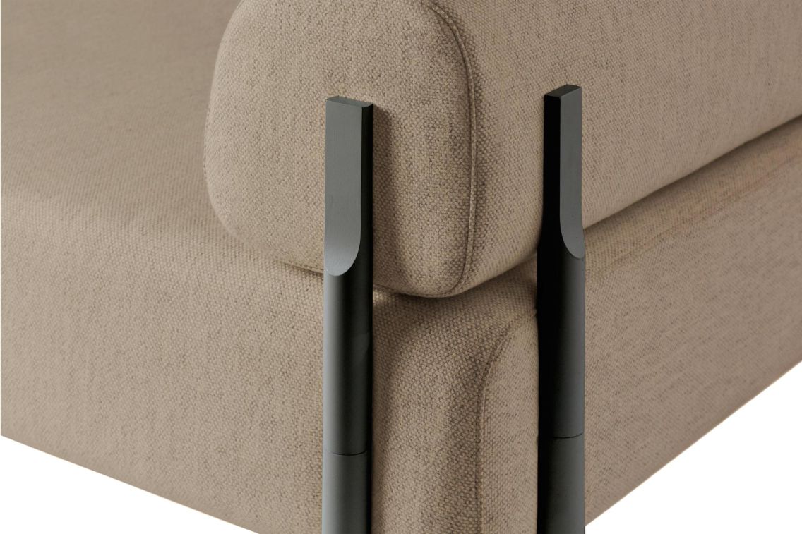Palo 2-seater Sofa with Armrests, Beige (UK), Art. no. 20790 (image 5)