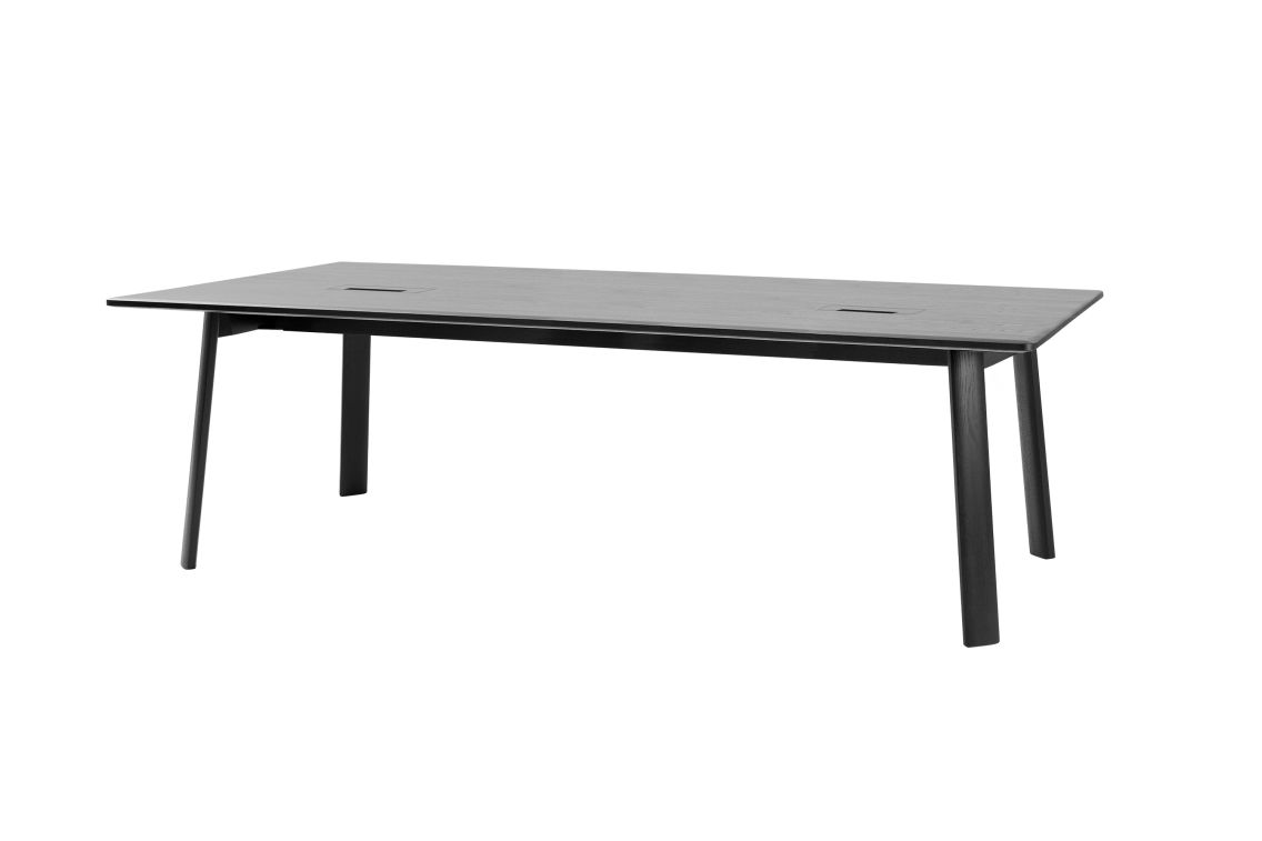 Alle Table Conference Table 250 cm / 98 in Media, Black Oak, Art. no. 30054 (image 1)
