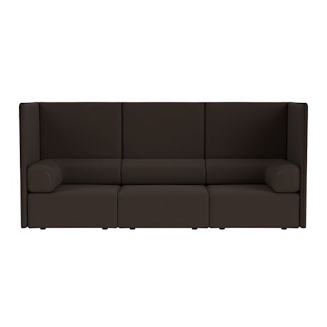 Palo Block 3-seater Sofa High Back with Armrests, Amdal 280