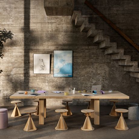 Max Table 300 cm / 118 in, Ash