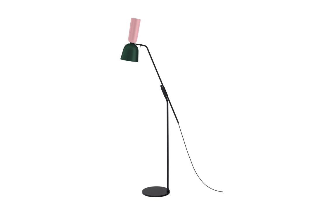 Alphabeta Floor Lamp, Light Pink / Black Green (UK), Art. no. 20449 (image 1)