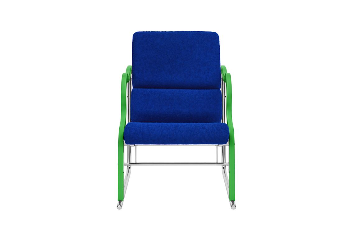 Experiment Lounge Chair, 501 / Green / Ultramarine, Art. no. 30940 (image 2)