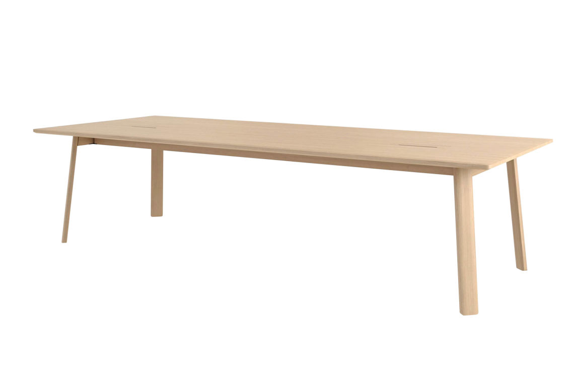 Alle Table Conference Table 300 cm / 118 in Media, Natural Oak, Art. no. 13617 (image 1)