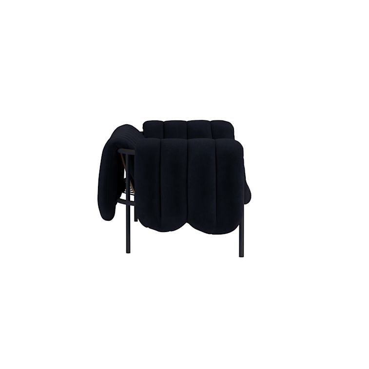 Puffy 2.5-seater Sofa, Velluto Coex VL30 / Black Grey, Art. no. 31863 (image 4)