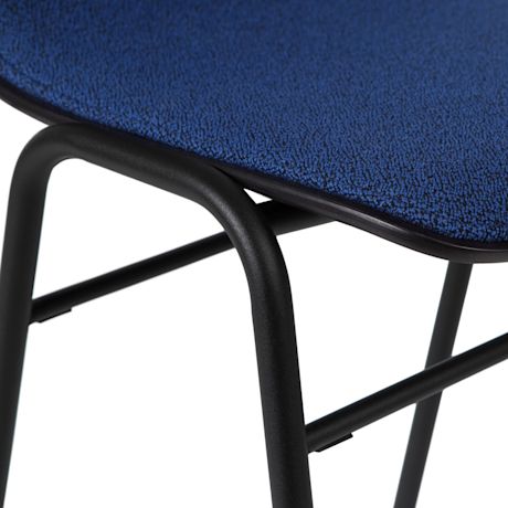 Touchwood Bar Chair, Cobalt / Black